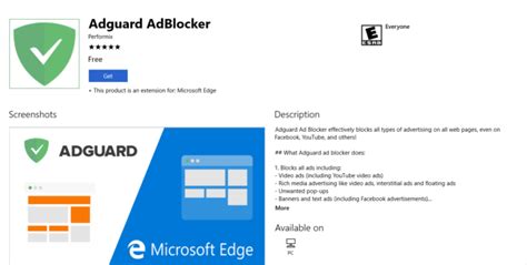 Adguard For Microsoft Edge Now Available For Download