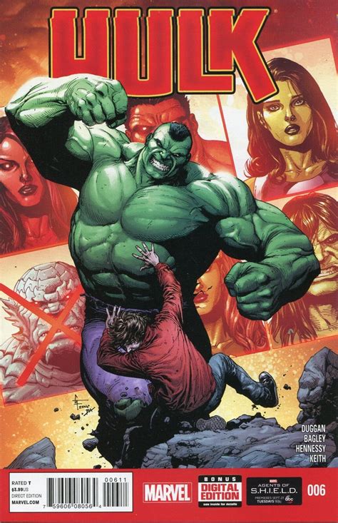 Hulk 6 Mark Bagley Art And Cover Gerry Duggan Scripts 2014 Ebay