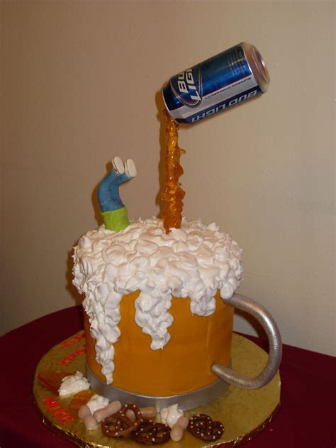 Mikes Beer Mug Birthday Cake Birthday Cake Beer Birthday Beer Cake Beer Cake