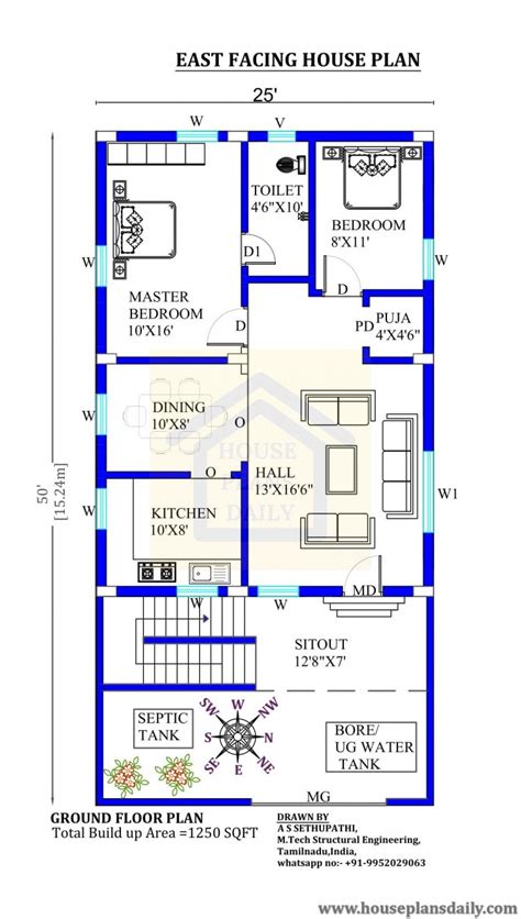 Vastu Plan For East Facing House First Floor