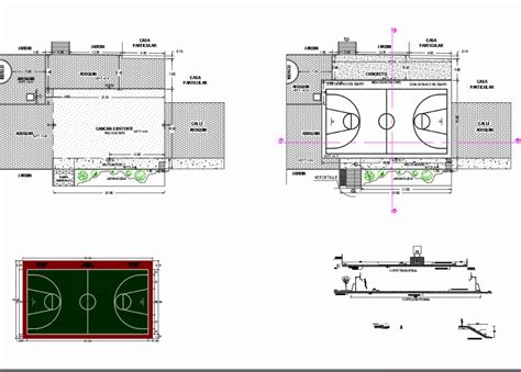 Cancha Basketball En AutoCAD Descargar CAD 459 72 KB Bibliocad