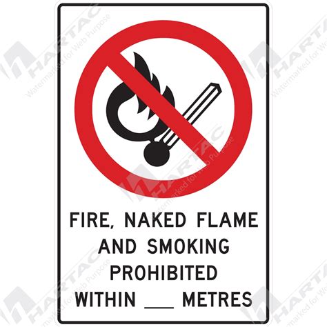 No Smoking Flammable Signs Prohibition Sign No Smoking Or Flammable Fire Naked Flames