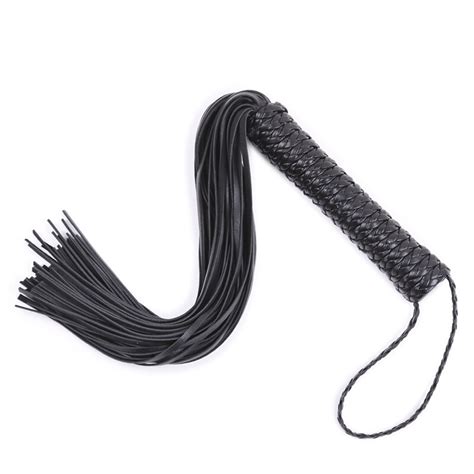 High Quality 100 Genuine Leather Sheepskin Whip Adult Sex Game