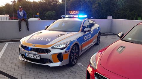 Polish Police Gets New Cars 366hp Kia Stingers Rpolicecars