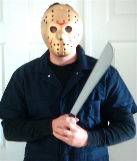 Jason Friday 13th Costume Mask Coveralls Machete Ebay