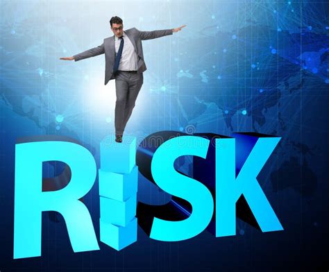 Businessman In Risk And Reward Business Concept Stock Photo Image Of
