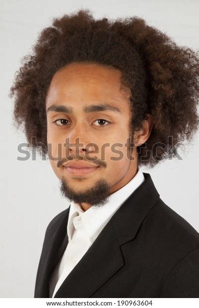 Handsome Black Man Suit White Shirt Stock Photo 190963604 Shutterstock