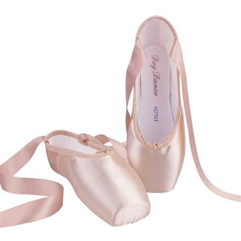 Girls Ladies Ballet Pointe Shoes Adult Women Professional Satin Ballet Dance Shoes With Ribbon