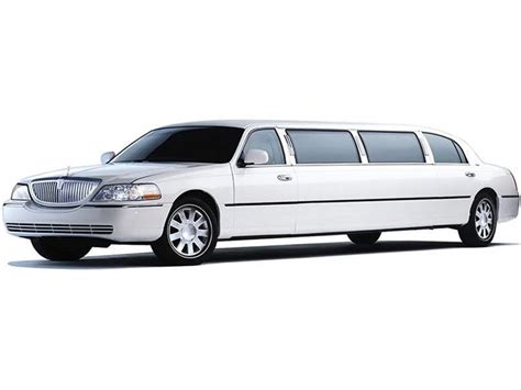 White Lincoln Town Car Full Stretched Limo Global Limos Inc