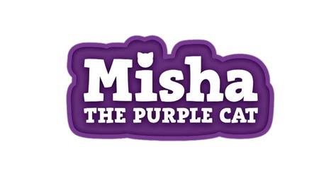 Misha The Purple Cat Logo Transparent Png Stickpng Purple Cat Cat