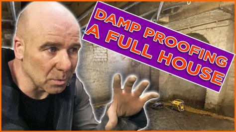 Damp Proofing An Entire House Damp Sam On The Job Youtube