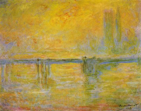 Claude Monet Charing Cross Bridge In The Fog