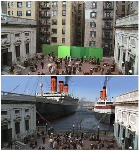 How do you part a sea before the era of cgi (and with the lack of divine assistance)? 29 Before And After Pictures Of Movie Scenes That Show The ...
