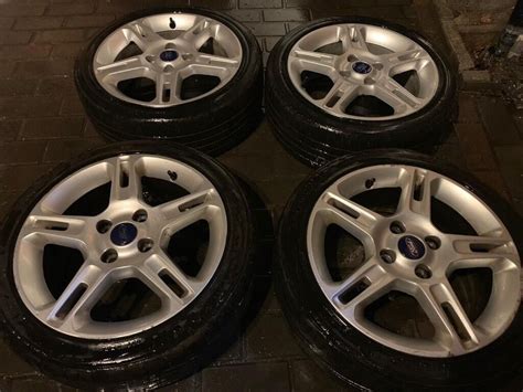 Ford Fiesta Genuine Zetec S Alloy Wheels With Tyres 16 Inch 4 Stud