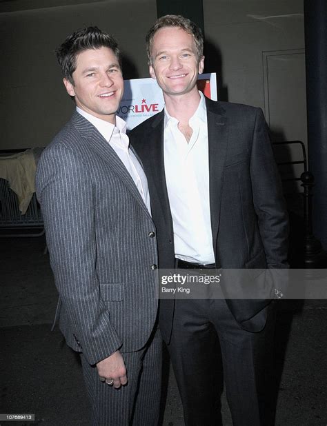 actor neil patrick harris and his lover david burtka arrives at the news photo getty images