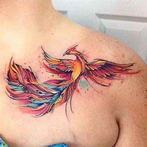 Ave Fenix Phoenix Tattoo Watercolor Phoenix Tattoo Tattoos