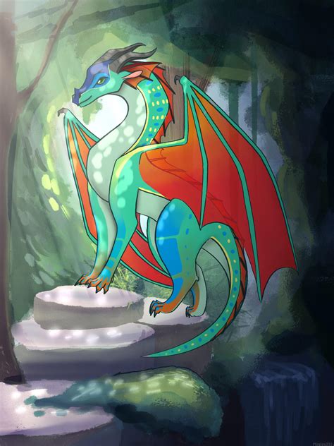 Wings Of Fire Fanart Bottom Queen Glory Rainwing