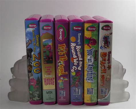 Lot Of 6 Barney Vhs Tapes Barney And Friends Vintage Barney Vhs Lot 3
