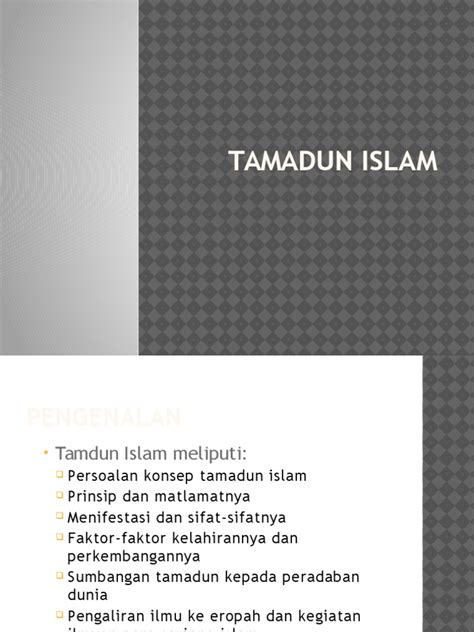 Pdf Titas Tamadun Islam Dokumen Tips
