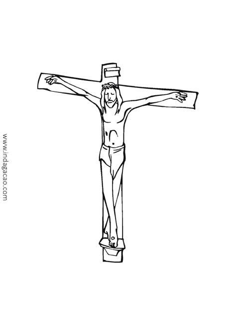 Imagenes Cristo Crucificado Para Colorear