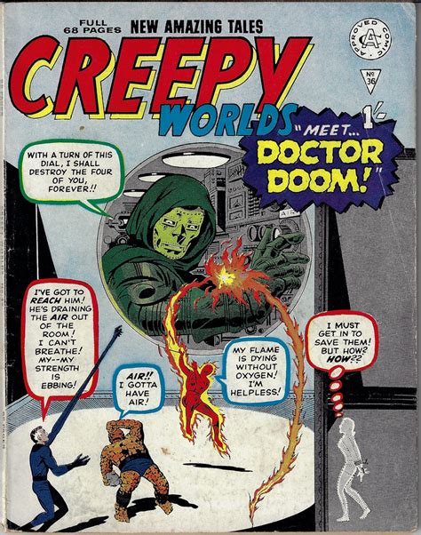 Doctor Doom 1st Appearance Creepy Worlds 36 Published B Flickr
