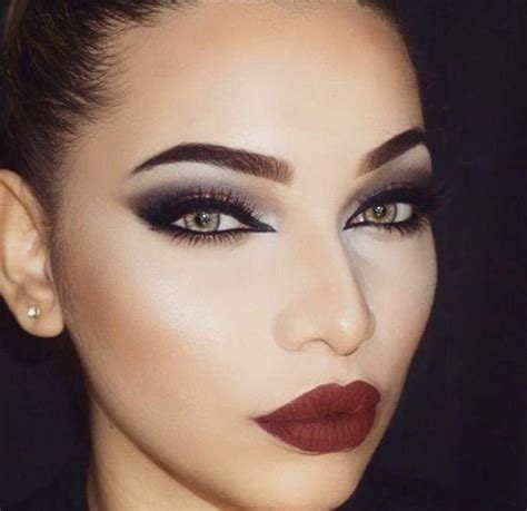 Bold Eyes With Ravishing Red Lipstick Aimenarashid Fab Makeup Bold