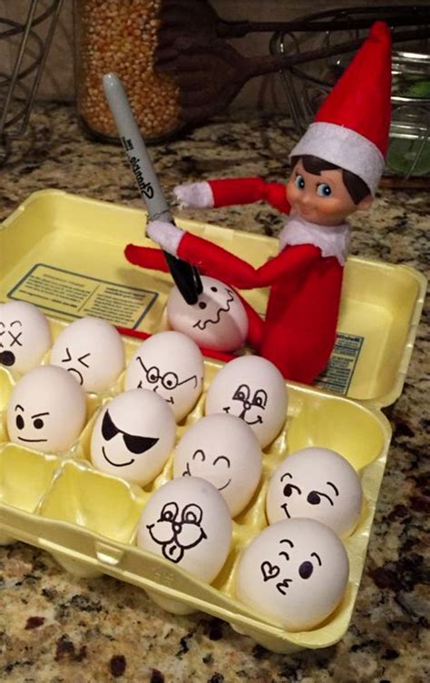 12 easy and funny elf on the shelf ideas