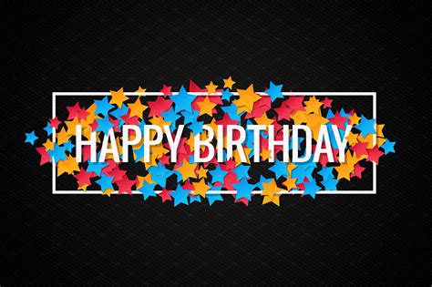 Happy Birthday Banner Clipart Vector Birthday Banner Template Happy Images And Photos Finder