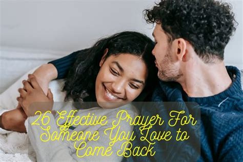 26 Effective Prayer For Someone You Love To Come Back