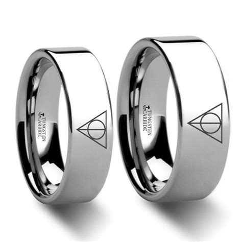 deathly hallows couple s ring set vansweden jewelers