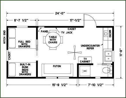 Log cabins are perfect for vacation homes, second homes, or those looking to downsize into a smaller log home. 12 x 24 cabin floor plans - Google Search | Cabin floor ...