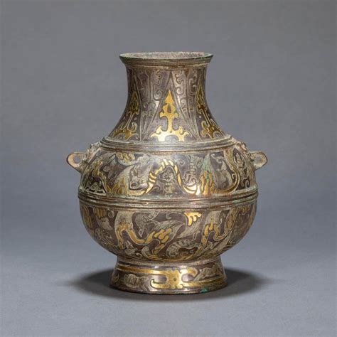 Sold Price Ancient Chinese Bronze Ware Inlaid With Gold August 6