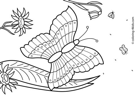 Butterfly garden adult coloring book. 27 Summer season coloring pages part 2 | Free Printables