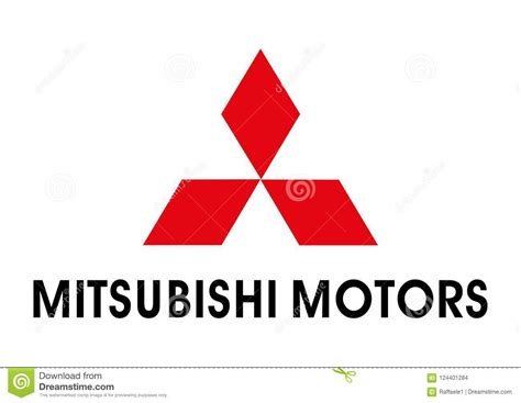 Logo Mitsubishi Motors Vector Illustration 124401284