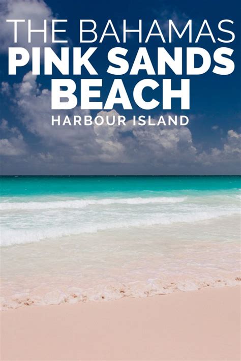 Pink Sands Beach Harbour Island Bahamas Flying And Travel