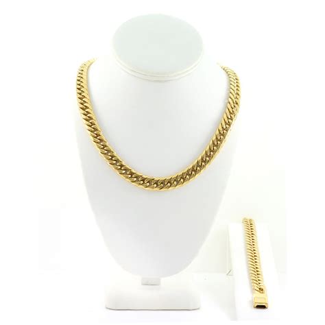 Solid 14k Yellow Gold Finish Thick Heavy Miami Cuban Tight Chain Jayz