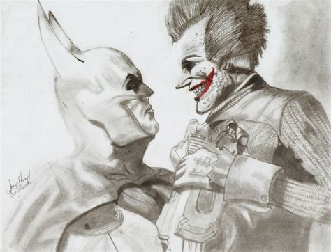 Batman Vs Joker Drawing Drawing Skill