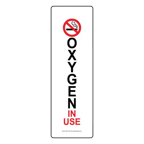 Oxygen In Use Sign Printable Printable Templates