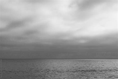 Overcast Sky And Vast Ocean By Rialto Images Ocean Seascape