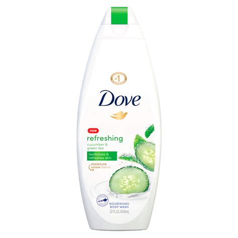Dove Refreshing Body Wash Cucumber And Green Tea 22 Oz