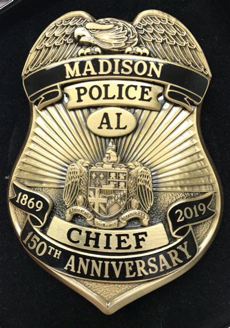 Madison Police Receive Commemorative Badges For 2019 Madison Police