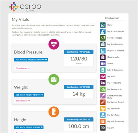 Patient Portal Design Update Cerbo