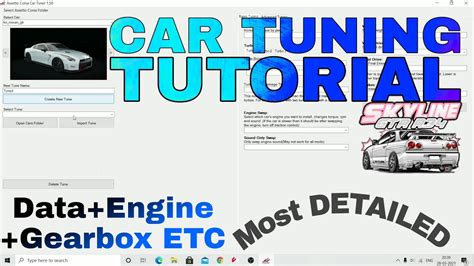 Assetto Corsa Car Tuning Tutorial And Data Modification Explained In
