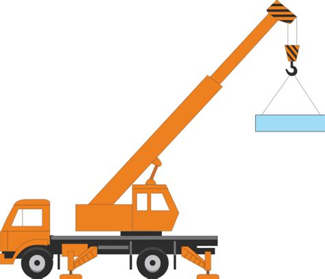 Lifting Crane Truck Clip Art Image Clipsafari