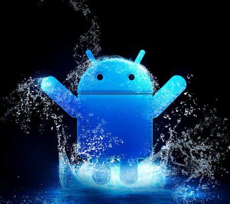 Android Logotipo Azul Wallpapersc Android