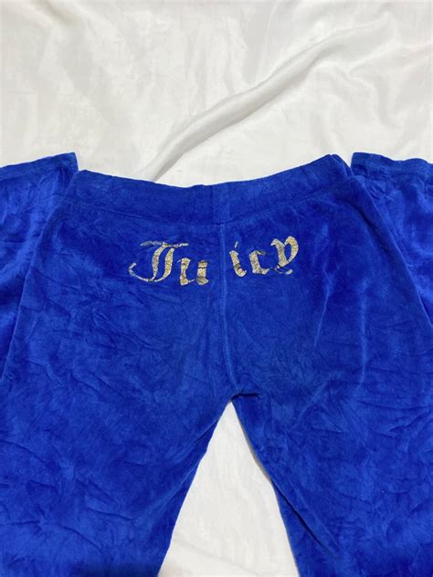 Juicy Couture Blue Pants Women S Fashion Bottoms Other Bottoms On Carousell