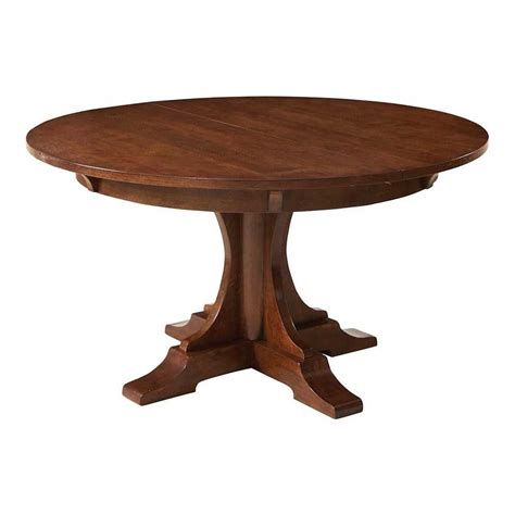Dining Room Craftsman Round Dining Tables 6 Of 20 Photos