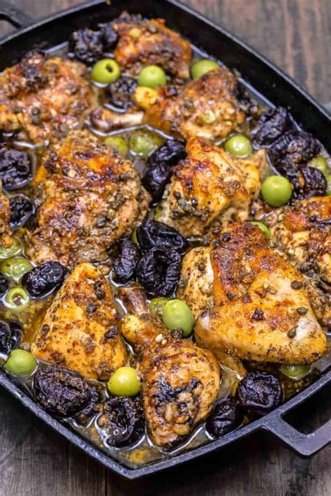 chicken marbella recipe the mediterranean dish