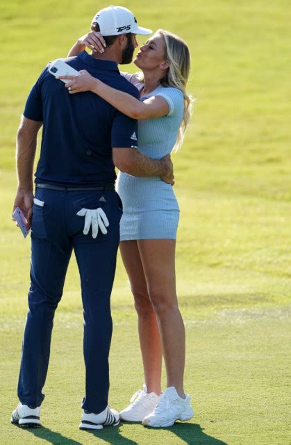 Dustin Johnson Celebrates £112m Fedex Cup Win With Stunning Fiancee