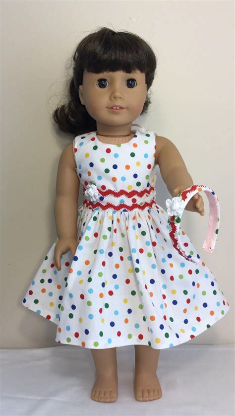 18 Inch Doll Dress Made To Fit Like An American Girl Doll Etsy Baby